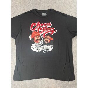 Cheech & Chong Kush Haze Graphic T-Shirt Mens 2XL Black Short Sleeve 2023 Tee